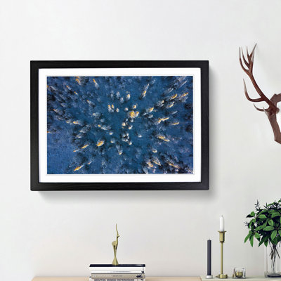 Snow Covered Forest - Picture Frame Painting Print