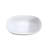 " modern solid surface resin stone bathtub | freestanding tub with pop-up drain & overflow | compact for small homes