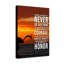 You Will Never Do Anything In This World Motivational Verse - Wrapped Canvas Print-1372185983