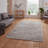 Atward area rug Machine Woven Rectangle Grey-261602141