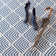 Tapis bleu marine Cleo