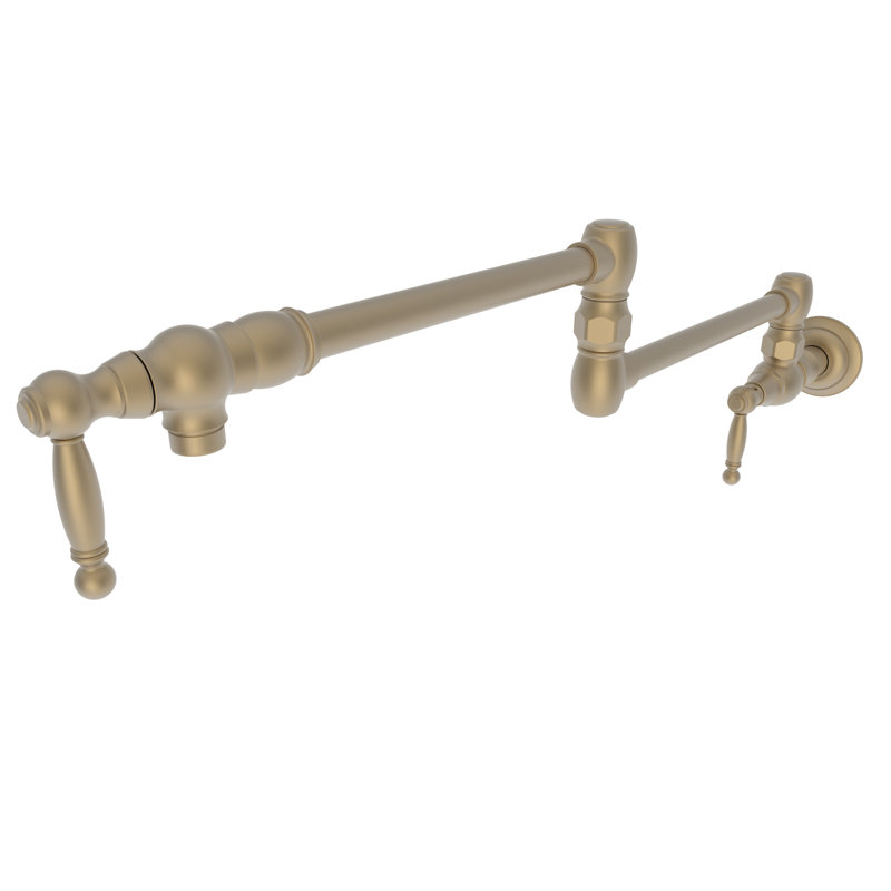 Nadya Wall Mount Pot Filler, Satin Bronze (PVD)