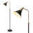 HonoDing 58" Black Floor Lamp,No Bulb