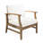 Wood Club Chair With Fashionable Look, 4.00 Thick Cushion Modern Frame, 41.95 Lb Wt-523853713