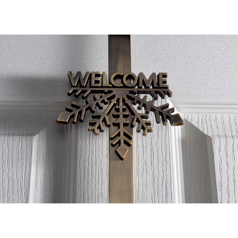 13cm Wreath Hanger, Antique Gold