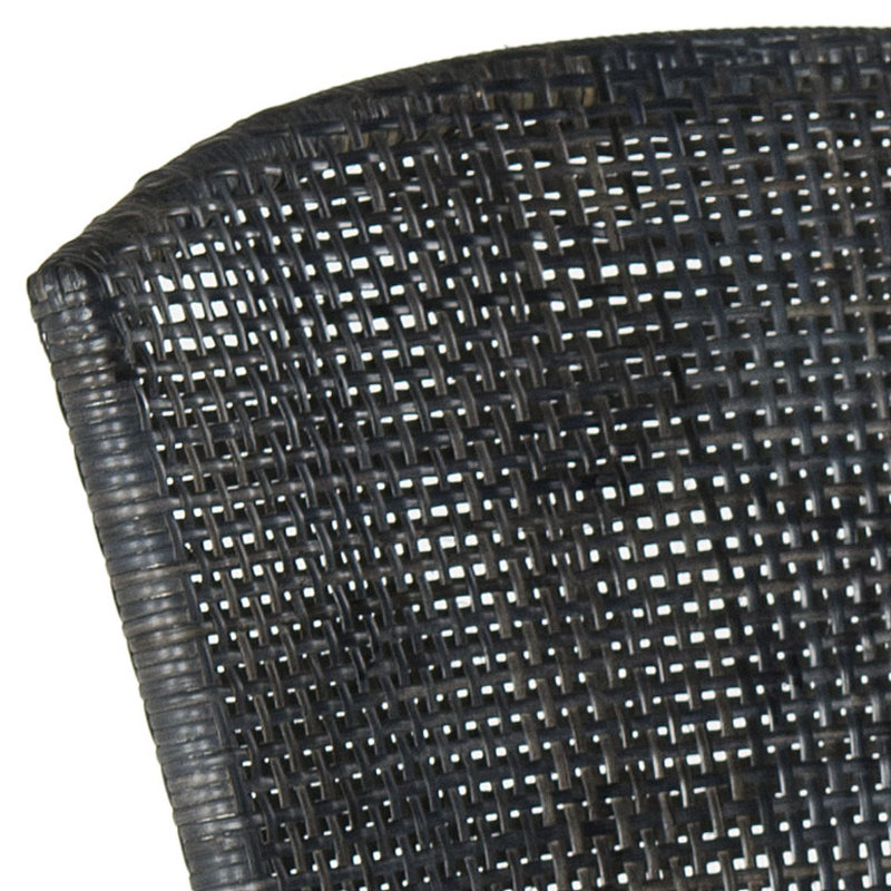 Chaise d'appoint Bungalo en noir