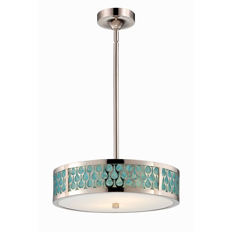 Bahama 1 - Light Polished Nickel LED Unique/Statement Pendant