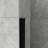 24 In. W X 72 In. Pivot Semi-Frameless Shower Door In Matte Black Finish