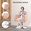 Fauteuil de salon pivotant en similicuir Kynslea-1608770207