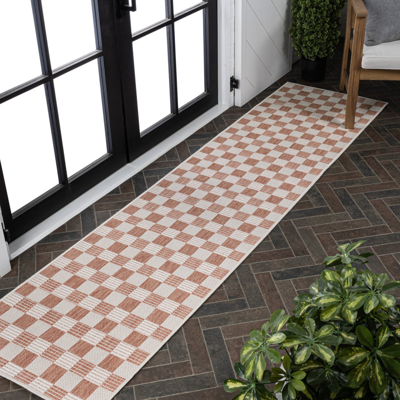 Tapis intérieur / extérieur Aimee, Tapis de couloir 2 pi x 7 pi 10 po