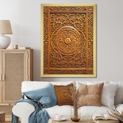 " Old Carved Wooden Door IV "