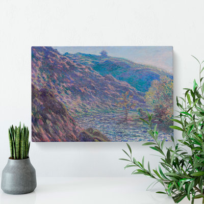The Petite Creuse River by Claude Monet - Wrapped Canvas