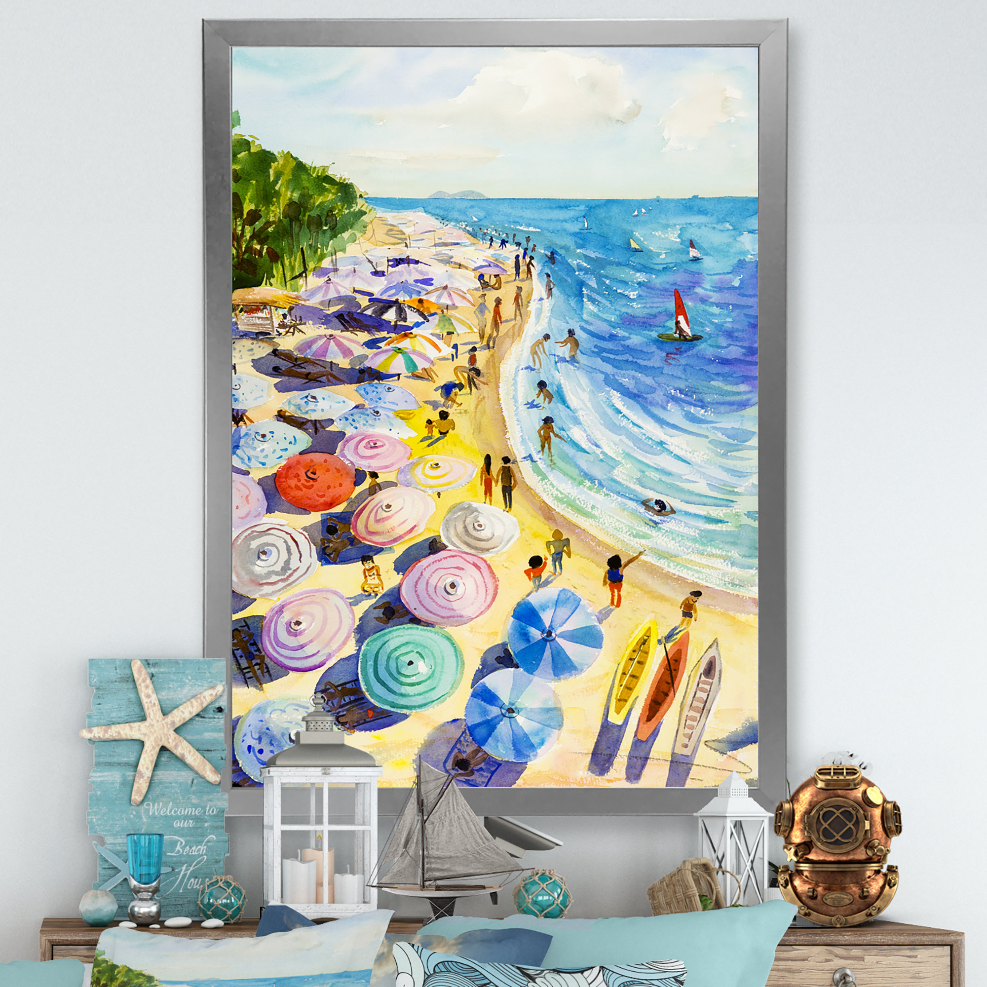 MADE-TO-ORDER 3D Resin Ocean Underwater Painting,Resin Beach Art,Home  Decor,Gift