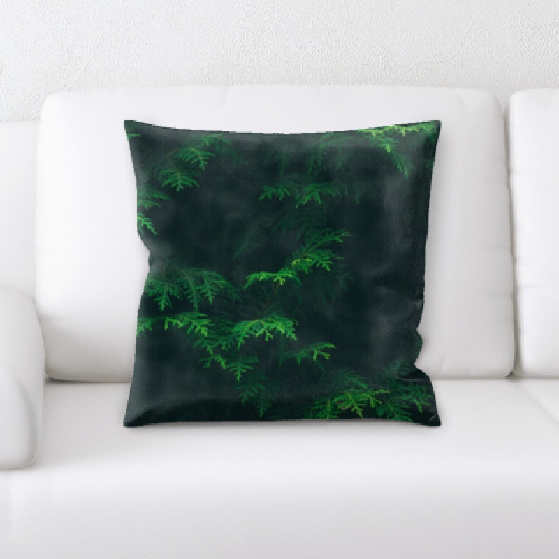 Coussin décoratif à texture plante Busey