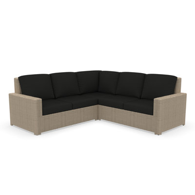 Outdoor Patio Sectional Seating Group With Sunbrella Cushions by Birch Lane