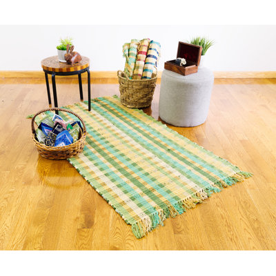 Cotton Striped Indoor Rug