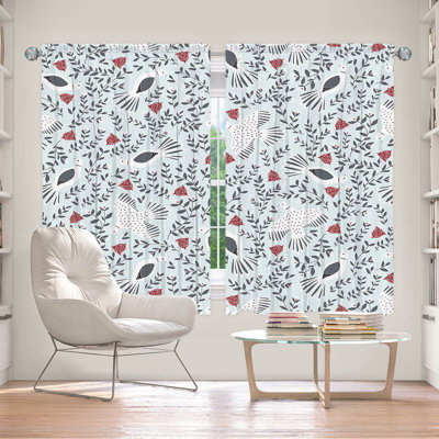 Paire de rideaux obscurcissant en polyester Hemmi