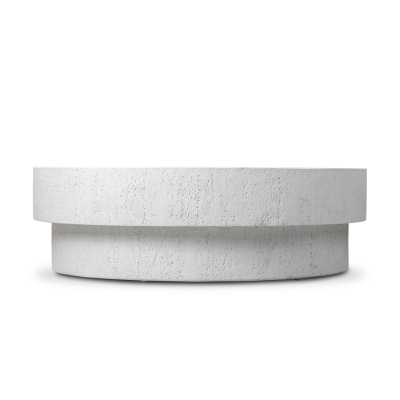 Kesia Outdoor Round Coffee Table, 15" H x 48" W x 48" D