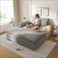 Chaise de lecture rembourrée moderne pour appartements