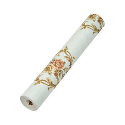 Non-Pasted Non-Woven 3D Embossed Wallpaper Roll