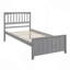 Lit moderne, lit plateforme en bois-114231068