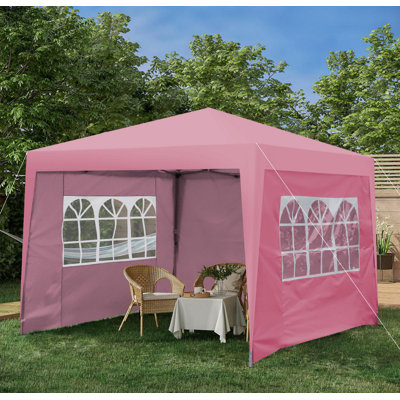 Paroi extérieure pour tente de pavillon de jardin escamotable 10X 10Ft avec fermeture à glissière
