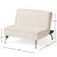 Chaise polyvalente en tissu avec pieds modernes et siège confortable - Améliorez votre détente