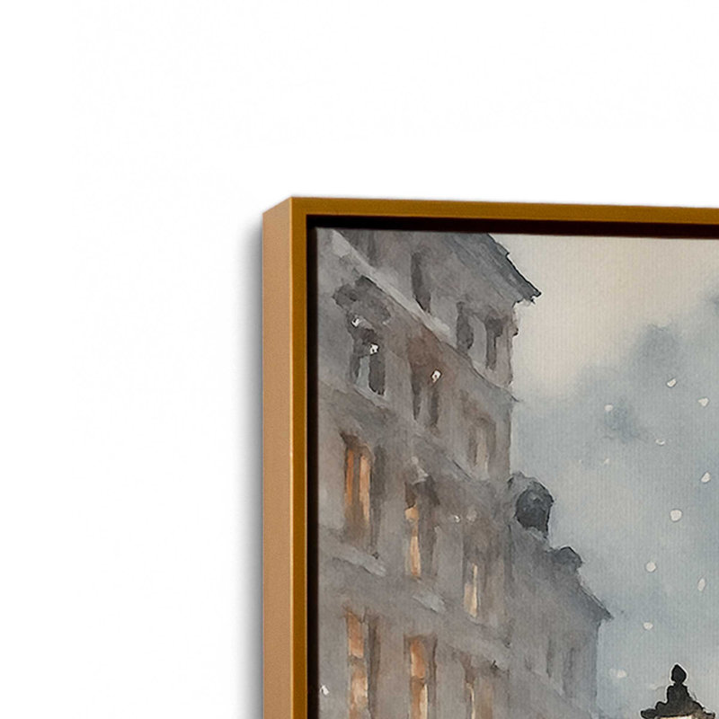 «Silent Night Square», ensemble de 2 impressions sur toile, H 33 po x l 98 po, Impression encadrée sans passe-partout