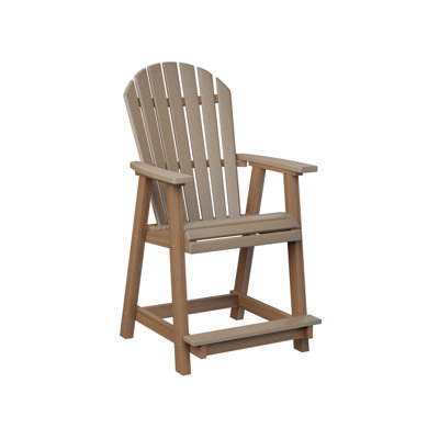 Comfo Back Outdoor Bar Stool