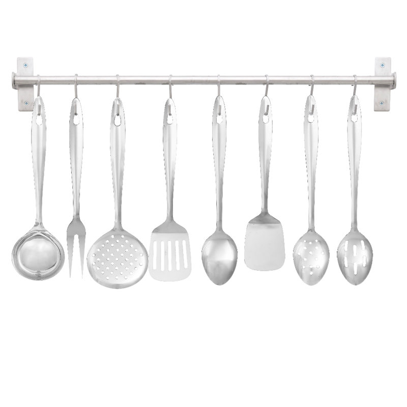 Sleek Stainless Steel 8-Piece Kitchen Utensil Set