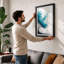 Tree Bursting Colour Modern - Print-384886564-384886562