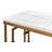 48'' Marble Top Console Table