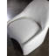 Carly Upholstered Back Parsons Chair in Gray