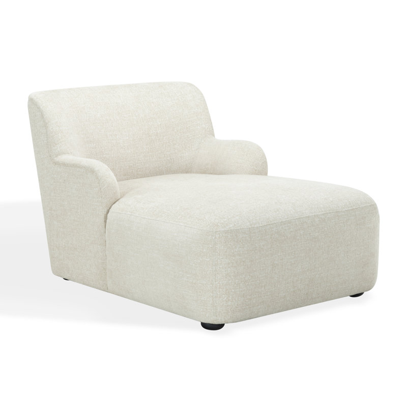 Chaise longue Frederici, Taupe