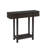 Sleek Entryway Console Table with Storage Drawer and Floating Shelf – Wooden Frame Minimalist Design