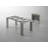 Tannehill 73 " Extendable Rectangular with Plastic / Acrylic Base Dining Table