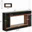 Console de style contemporain, table de couloir rectangulaire, table de canapé