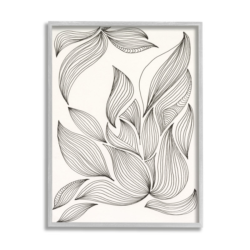 «Curved Stripes» par Regina Moore, reproduction d'art sur bois, H 30 po x l 24 po x P 1,5 po