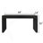 64In Modern Console Table – Elegant Entryway Table With Decorative Beaded Trim-1549111967
