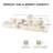 146" Modern Modular Sectional Sofa for Living Room,Flannelette Fabric,Oversized 4-Seater Couch,boneless sofa,Deep Seat,Buckle connection,Anti-slip Design,No Assembly-1676904355