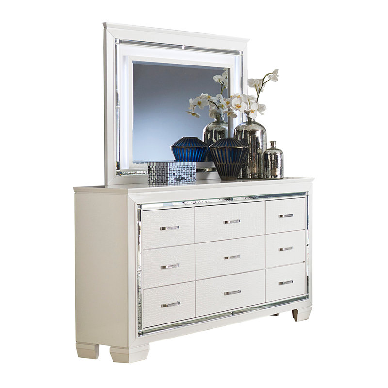 Miroir biseauté à rallonge élisante Elizabeth