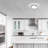 East Grove Home Builder Essential Collection LED 16W 10in 1100 Lumens Round Flush Mount Ceiling Light with 5-CCT Color Temperature Selectability 2700-3000-3500-4000-5000K in Brushed Nickel-127458923-127458925-127458926