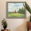 Cinéma d'été - Reproduction d'art sur toile encadrée-1307463563-1307463562