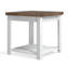 Table d'appoint Brixham 24 po, aucun assemblage requis, finition deux tons-1523247257