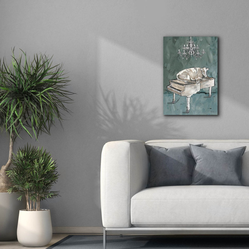 Toile épique Graffiti «Cowano» par Cindy Jacobs, 18 po x 26 po