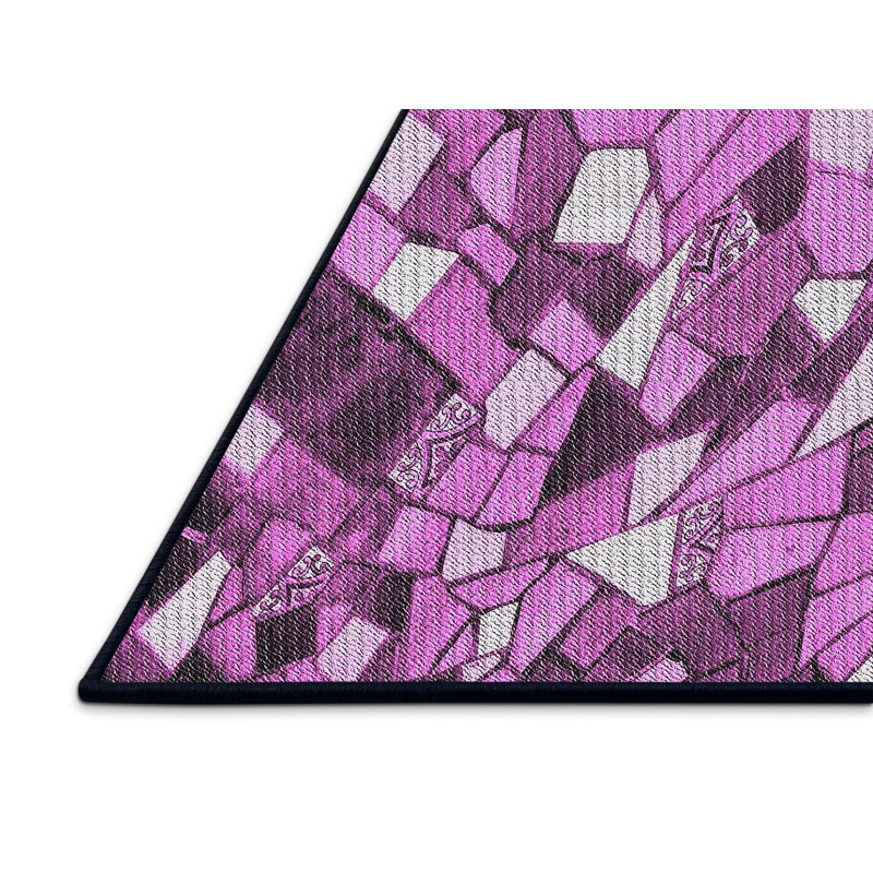 Tapis mauve/blanc à motifs Chantille, Rectangle 8 pi x 12 pi