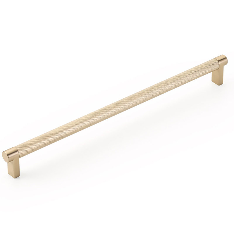 Select Cabinet Pull Bar / Handle Pull, 12" Center to Center, Satin Brass