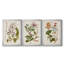 «Vintage Flowering Trees II», ensemble de 3 impressions sur toile encadrées-428839000-428839001