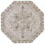 Heriz Checked Mocha Washable Rug-1585312412