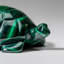 Genuine Polished Malachite Turtle Carving (335 grams)